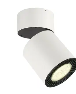LED stropní svítidla SLV BIG WHITE SUPROS MOVE CL LED vnitřní stropní přisazené svítidlo kruhové, bílá, 4000K, reflektoru 60°, CRI90, 2700lm 1003288