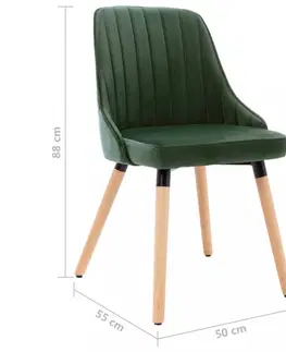 Židle Jídelní židle 4 ks látka / buk Dekorhome Tmavě šedá