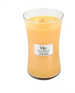 Svíčky Vonná svíčka WoodWick velká - Seaside Mimosa, 10,5 cm x 17,5 cm, 609g