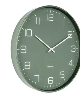 Hodiny Karlsson 5751GR designové nástěnné hodiny, pr. 40 cm