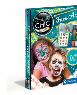 Dřevěné hračky Clementoni Crazy CHIC - Malování na obličej