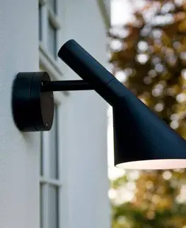 Venkovní nástěnná svítidla Louis Poulsen Louis Poulsen AJ - LED nástěnná lampa, černá