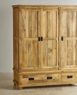 Šatní skříně Skříň Devi 150x200x60 z mangového dřeva