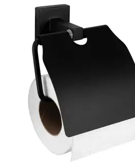 Koupelnové doplňky Tutumi Držák na toaletní papír REA Simplicity černý