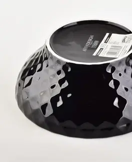 Mísy a misky Affekdesign Porcelánová miska DIAMENT BLACK 17,5 x 7 cm černá