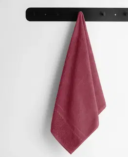 Ručníky AmeliaHome Ručník RUBRUM klasický styl 30x50 cm růžový, velikost 70x130