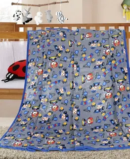Dětské deky Bellatex Deka Ella Formule modrá, 100 x 155 cm