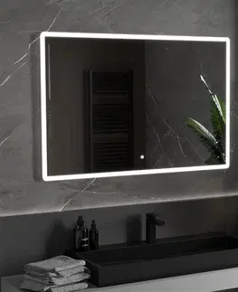 Koupelnová zrcadla MEXEN Navia zrcadlo s osvětlením 120 x 80 cm, LED 6000K, 9803-120-080-611-00