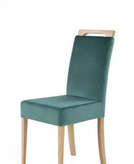 Jídelní sety Jídelní židle CLARION Halmar Zelená