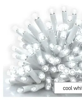 Rampouchy a krápníky EMOS Profi LED spojovací řetěz bílý – rampouchy, 3 m, venkovní, studená bílá D2CC02