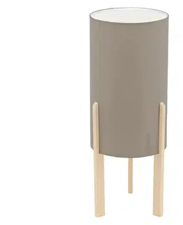 Lampy Eglo Eglo 97893 - Stolní lampa CAMPODINO 1xE27/60W/230V výška 400mm hnědá 