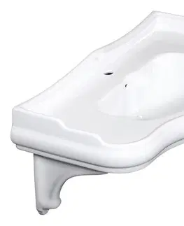 Koupelna KERASAN RETRO keramická konzole pro umyvadlo 105001, 1 ks, bílá 107901