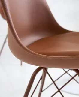 Židle Jídelní židle 4 ks IKAROS Dekorhome Šedá