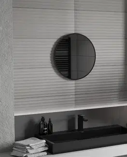 Koupelnová zrcadla MEXEN Loft zrcadlo 35 cm, černý rám 9850-035-035-000-70