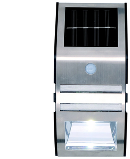 Zahradní lampy Grundig Grundig - LED Solární nástěnné svítidlo se senzorem 1xLED IP64 