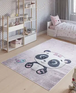 Dětské koberce Dětský koberec s rozkošným motivem pandy