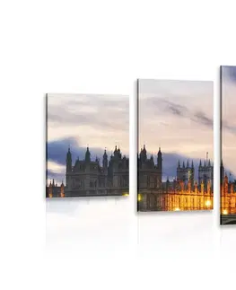Obrazy města 5-dílný obraz noční Big Ben v Londýně