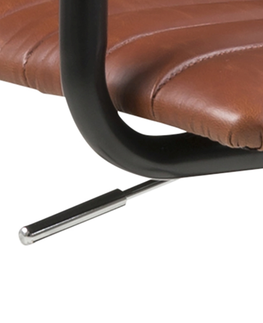 Kancelářská křesla Dkton Designová kancelářská židle Narina brandy