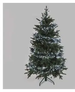 Vánoční řetězy a lamety EMOS LED vánoční řetěz Hedge s programy 7,2 m studená bílá