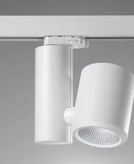 Svítidla pro 3fázový kolejnicový systém Egger Licht LED kolejnicový reflektor Kent bílý teplá bílá