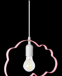 Svítidla Stropní svítidlo TooLight Cloudie světle růžová
