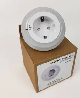 Noční světla / Světla do zásuvky Niermann Standby Propojovací konektor s nočním světlem LED kruh