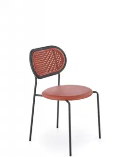 Židle Jídelní židle K524 Halmar Hnědá