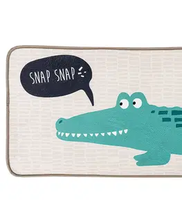Koberce a koberečky Dětský koberec Krokodýl, 50 x 78 cm