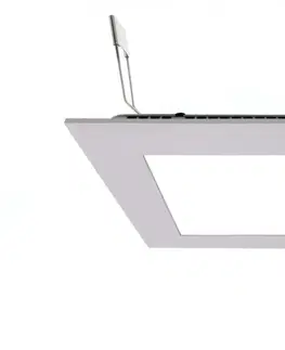 LED podhledová svítidla Light Impressions Deko-Light stropní vestavné svítidlo LED Panel Square 15 36-37V DC 13,00 W 4000 K 1130 lm 180 mm stříbrná 565159