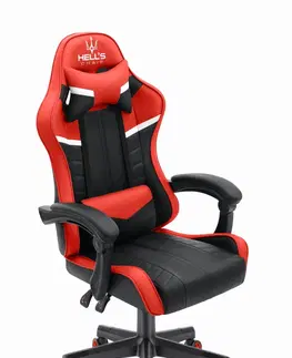 Herní křesla Herní židle HC-1004 červená