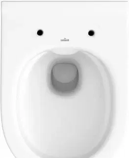 Záchody DEANTE Podomítkový rám, pro závěsné WC mísy bez tlačítka + WC CERSANIT CLEANON CITY CST_WC01 X CI1