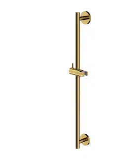 Sprchy a sprchové panely OMNIRES Sprchová tyč s posuvným držákem, 66 cm, zlatá DR12GL