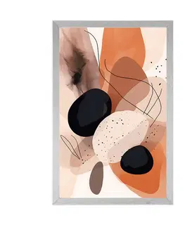 Abstraktní tvary Plakát abstraktní tvary skály