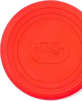 Hry na zahradu Bigjigs Toys Frisbee CHERRY červené