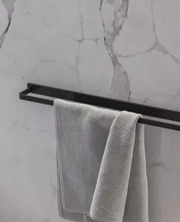 Koupelnový nábytek OMNIRES DARLING držák ručníků, 61 cm černá /BLH/ DA70216BL