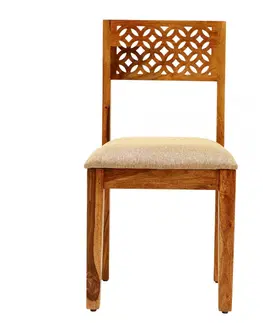 Židle Židle Mira s polstrovaným sedákem z indického masivu palisandr / sheesham