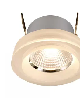 LED podhledová svítidla Light Impressions Deko-Light stropní vestavné svítidlo COB 68 akryl 18-20V 6,50 W 2700 K 675 lm 78 mm stříbrná 565195