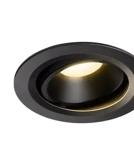 LED podhledová svítidla SLV BIG WHITE NUMINOS MOVE DL L vnitřní LED zápustné stropní svítidlo černá/černá 3000 K 40° otočné a výkyvné 1003652