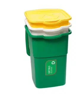 Odpadkové koše Koš na tříděný odpad Eco 3 Master 50 l, 3 ks