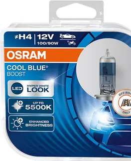 Autožárovky OSRAM H4 62193CBB-HCB COOL BLUE BOOST 5500K 100/90W 12V P43t duobox NENÍ HOMOLOGOVÁNO