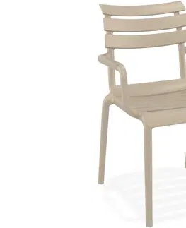 Zahradní židle Zahradní židle Dekorhome Šedá