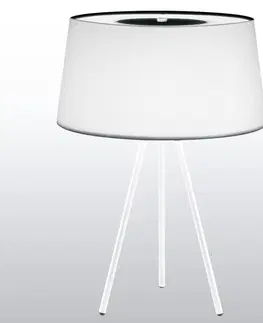 Stolní lampy Kundalini Kundalini Tripod stolní lampa bílá/základna bílá