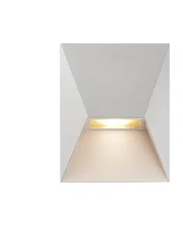 Venkovní nástěnná svítidla Nordlux Venkovní nástěnné svítidlo Pontio 15, šířka 15 cm, bílé
