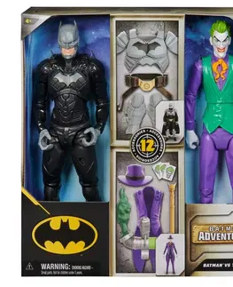 Hračky SPIN MASTER - Batman & Joker Se Speciální Výstrojí 30 Cm