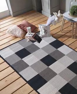 Moderní koberce Designový koberec se čtvercovým vzorem