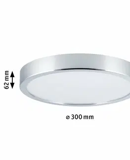 LED stropní svítidla Paulmann stropní svítidlo LED Aviar IP44 20W chrom 708.82 P 70882