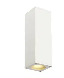 Osvětlení stěn SLV BIG WHITE THEO, nástěnné svítidlo, QPAR51, hranaté, up/down, bílé, max. 100 W 1000327