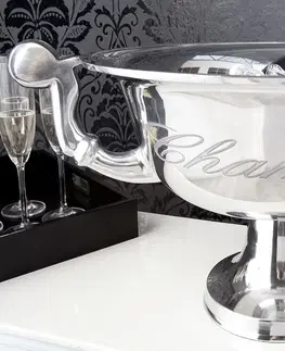 Různé Estila Luxusní elegantní nádoba na Champagne 65 cm stříbrná