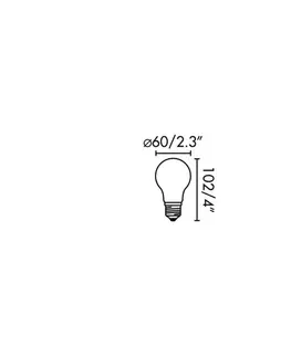 LED žárovky FARO LED žárovka A60 matná E27 8W 2700K DIM