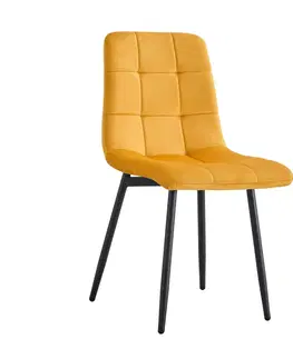 Jídelní sety Jídelní židle RAMITA TYP 3 Tempo Kondela Žlutá